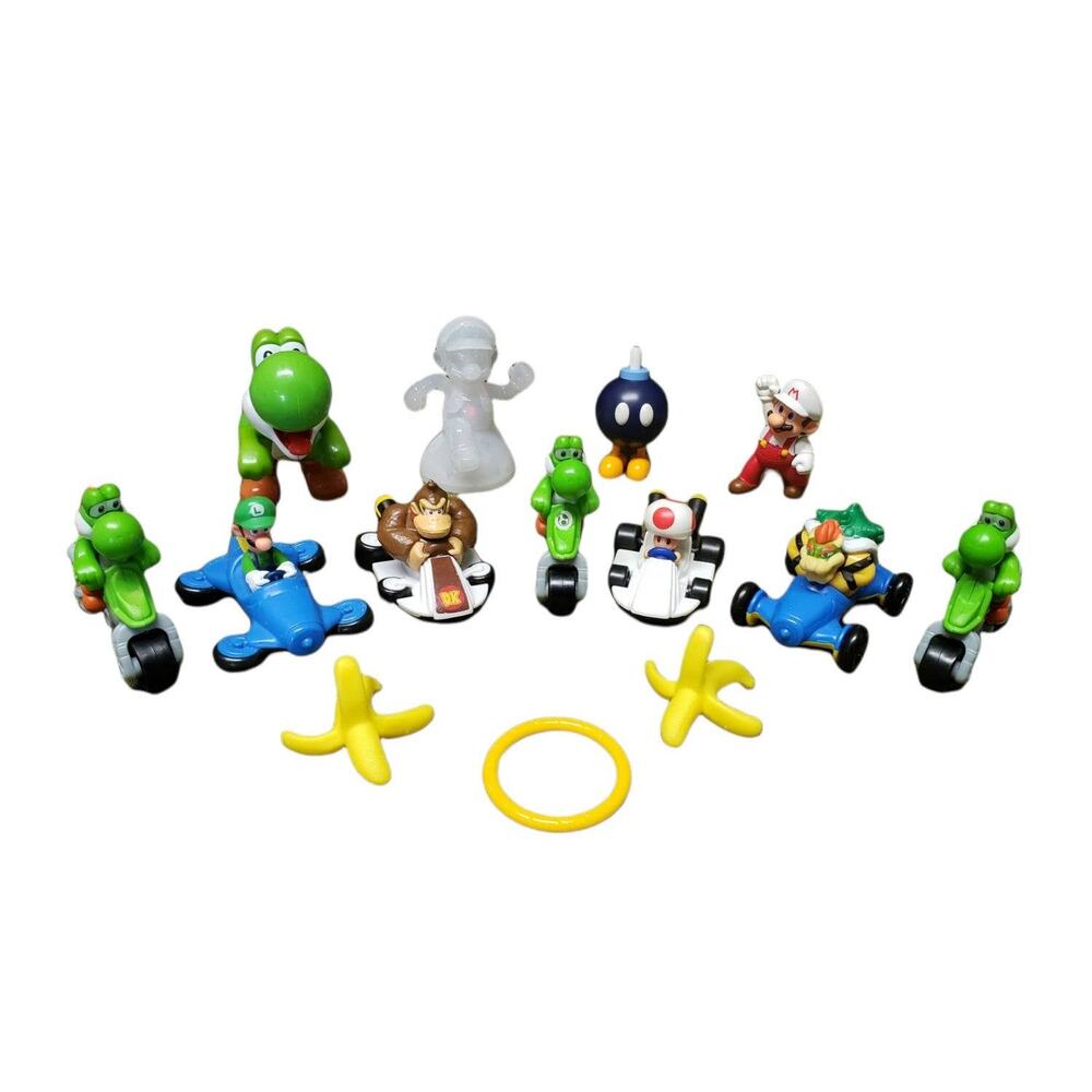 Nintendo McDonald's Mario Kart Happy Meal Toys • Mario Luigi Toad Yoshi Donkey